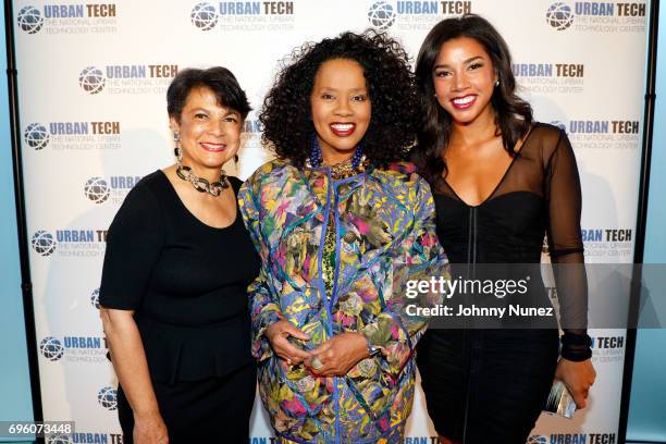 Pat Bransford, Sherry Bronfman, and Hannah Bronfman attend the 2017 Urban Tech Gala at Gustavino's on June 14, 2017 in New York City.