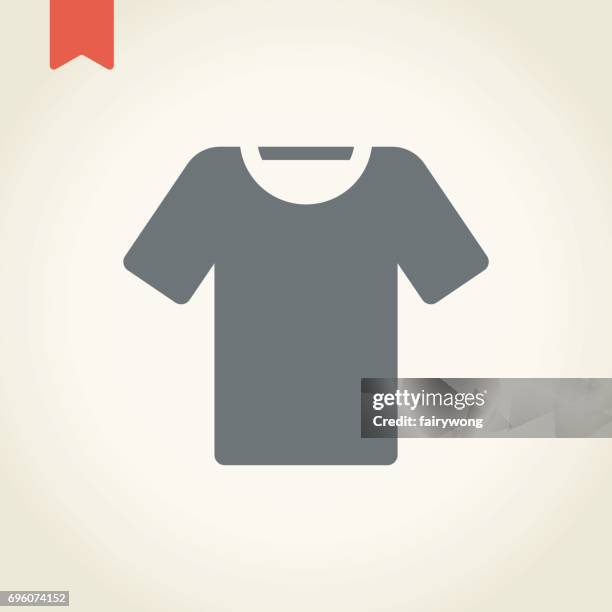 tee shirt icon - boy getting dressed stock illustrations