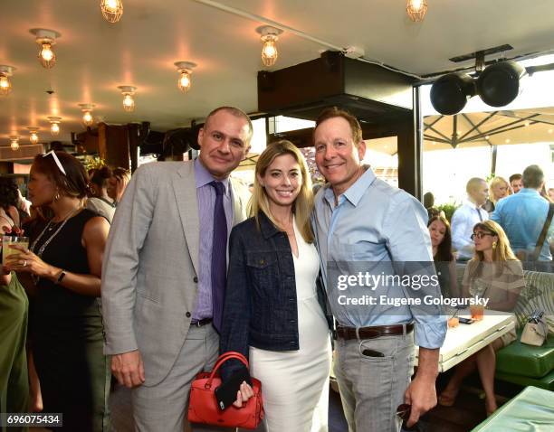 Public Relations Ronn Torossian, Journalist Emily Smith and Actor Steve Guttenberg attend 5WPR 15th Anniversary Event at Catch Rooftop on June 14,...