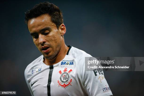 Jadson of Corinthians in action during the match between Corinthians and Cruzeiro for the Brasileirao Series A 2017 at Arena Corinthians Stadium on...