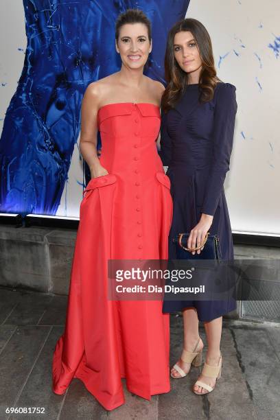 Elizabeth Musmanno and Rose Gilroy attend the 2017 Fragrance Foundation Awards Presented By Hearst Magazines at Alice Tully Hall on June 14, 2017 in...