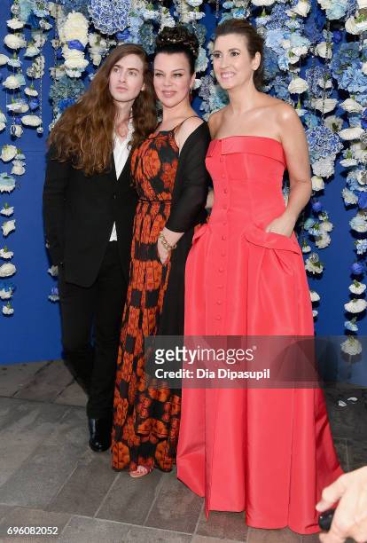 Debi Mazar and Elizabeth Musmanno and guest attend the 2017 Fragrance Foundation Awards Presented By Hearst Magazines at Alice Tully Hall on June 14,...