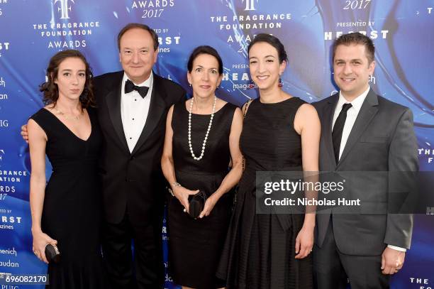 Harry Fremont and guests attend the 2017 Fragrance Foundation Awards Presented By Hearst Magazines at Alice Tully Hall on June 14, 2017 in New York...