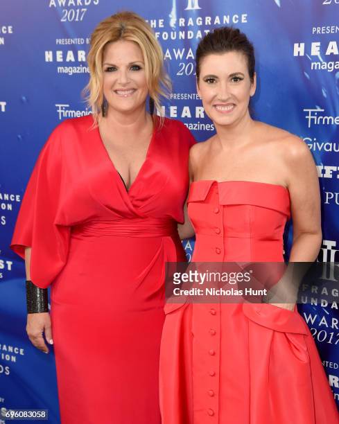 Trisha Yearwood and Elizabeth Musmanno attend the 2017 Fragrance Foundation Awards Presented By Hearst Magazines at Alice Tully Hall on June 14, 2017...