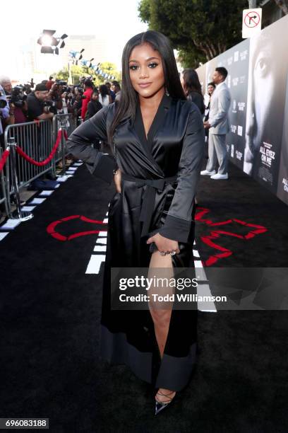 Actor Erica Pinkett at the "ALL EYEZ ON ME" Premiere at Westwood Village Theatre on June 14, 2017 in Westwood, California.