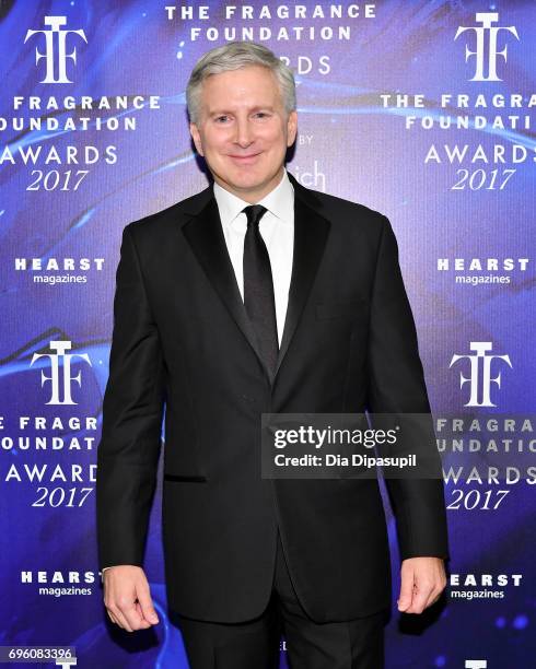 Jerry Vittoria poses backstage at the 2017 Fragrance Foundation Awards Presented By Hearst Magazines at Alice Tully Hall on June 14, 2017 in New York...