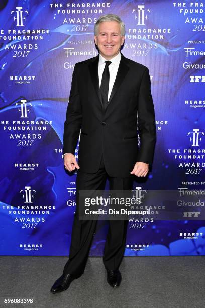 Jerry Vittoria poses backstage at the 2017 Fragrance Foundation Awards Presented By Hearst Magazines at Alice Tully Hall on June 14, 2017 in New York...