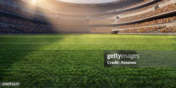 3d fußball-stadion - australia panoramic stock-fotos und bilder