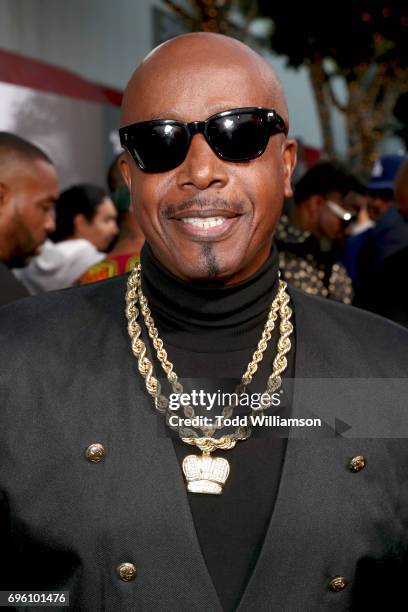 Recording artist MC Hammer at the "ALL EYEZ ON ME" Premiere at Westwood Village Theatre on June 14, 2017 in Westwood, California.
