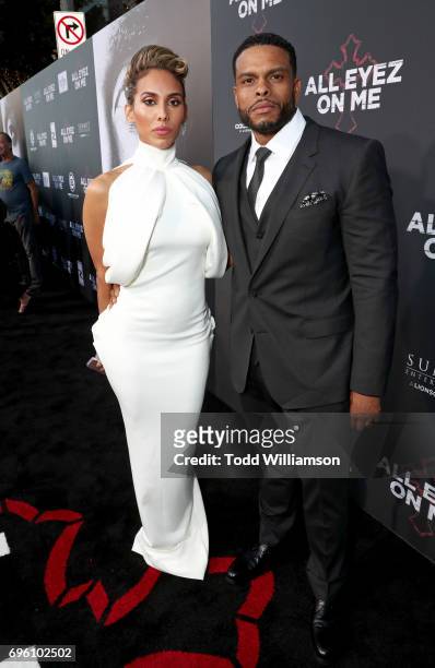 Ravyn Lotito-Douglas and director Benny Boom at the "ALL EYEZ ON ME" Premiere at Westwood Village Theatre on June 14, 2017 in Westwood, California.