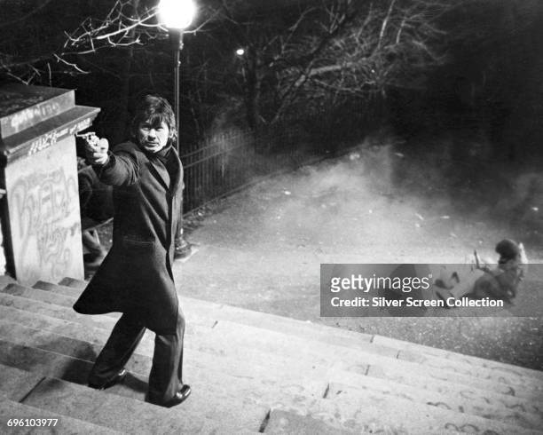 Actor Charles Bronson as Paul Kersey in the action film 'Death Wish', 1974.