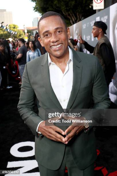 Actor Hill Harper at the "ALL EYEZ ON ME" Premiere at Westwood Village Theatre on June 14, 2017 in Westwood, California.