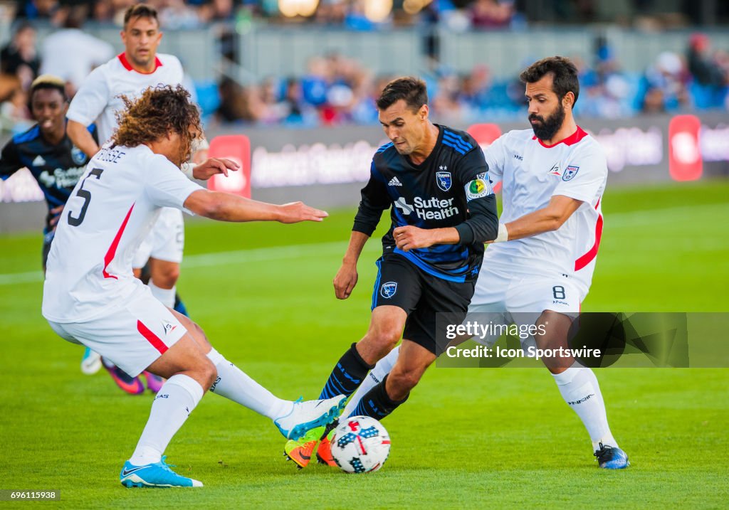 SOCCER: JUN 14 US Open Cup - San Jose Earthquakes v San Francisco Deltas