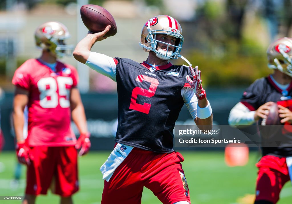 NFL: JUN 14 49ers Minicamp