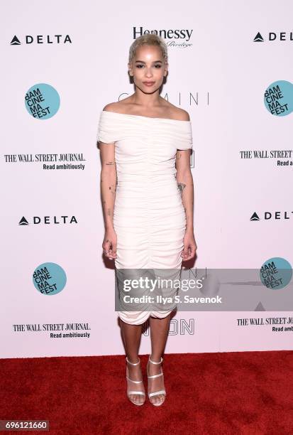 Zoe Kravitz attends BAMcinemaFest 2017 Opening Night Premiere Of "Gemini" at BAM Harvey Theater on June 14, 2017 in New York City.