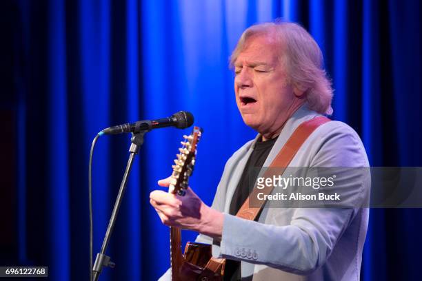 Musician Justin Hayward performs onstage during An Evening With Justin Hayward at The GRAMMY Museum on June 14, 2017 in Los Angeles, California.