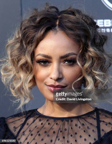 Actress Kat Graham attends the premiere of Lionsgate's "All Eyez On Me" on June 14, 2017 in Los Angeles, California.