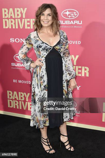 Alison King attends the Premiere Of Sony Pictures' "Baby Driver" - Arrivals at Ace Hotel on June 14, 2017 in Los Angeles, California.