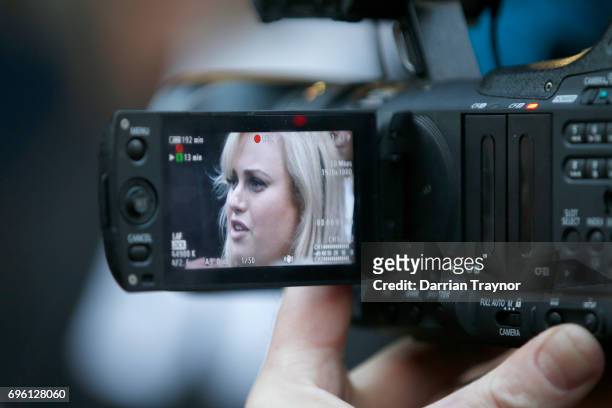 Rebel Wilson speaks to the media on June 15, 2017 in Melbourne, Australia. After a three week trial, a jury of six has returned unanimous verdicts in...