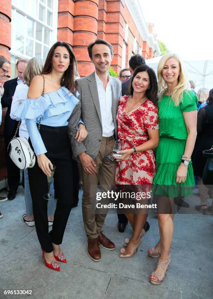 Chloe Macintosh, Frederic Court, Helia Ebrahimi, Jenny Halpern Prince attend the Founders Forums 2017 at Kensington Palace on June 14, 2017 in...