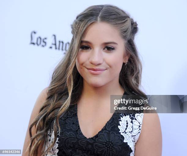 Mackenzie Ziegler arrives at the 2017 Los Angeles Film Festival - Opening Night Premiere Of Focus Features' "The Book Of Henry" at Arclight Cinemas...