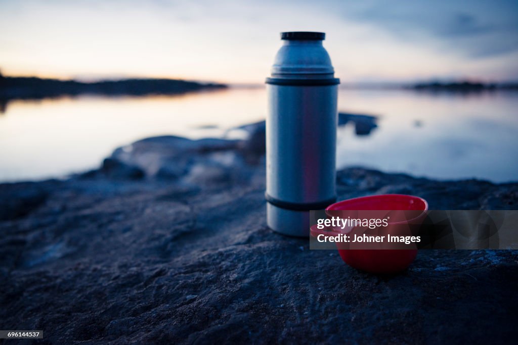 Thermos and cup