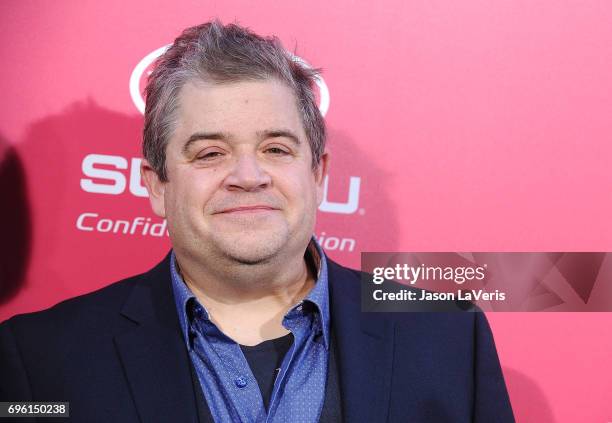 Patton Oswalt attends the premiere of "Baby Driver" at Ace Hotel on June 14, 2017 in Los Angeles, California.