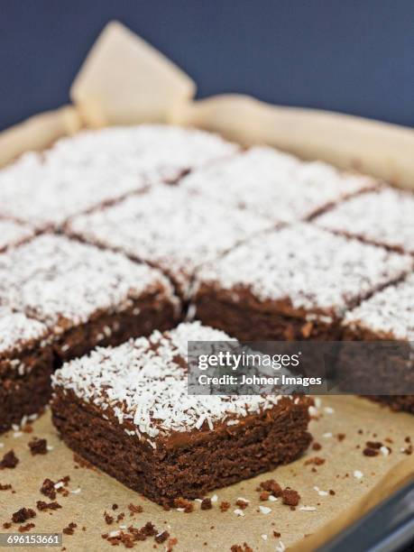 cake on baking pan - chocolate cake stock pictures, royalty-free photos & images