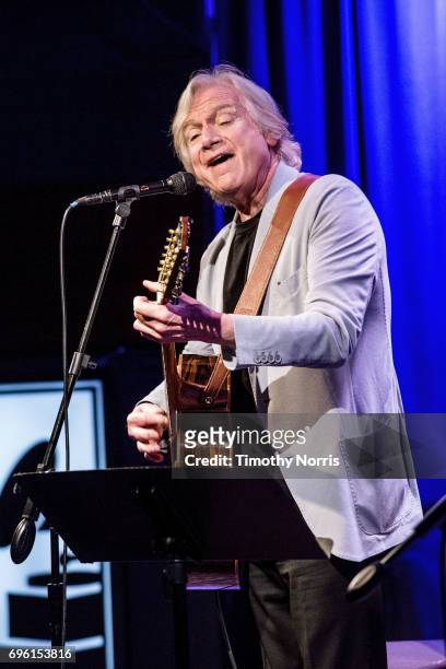 Justin Hayward performs during An Evening With Justin Hayward at The GRAMMY Museum on June 14, 2017 in Los Angeles, California.