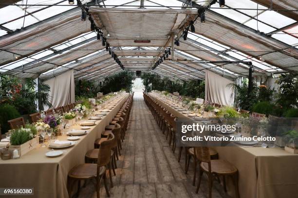 General view of atmosphere during the '1926 Montblanc Heritage Launch event' on June 14, 2017 in Florence, Italy.