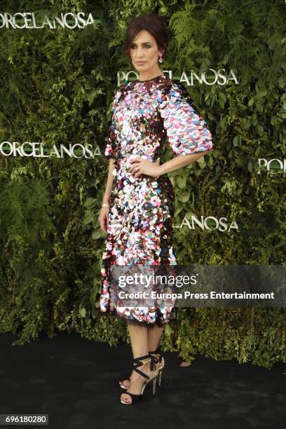 Nieves Alvarez attends the opening of the new Porcelanosa store on June 14, 2017 in San Sebastian de los Reyes, Spain.