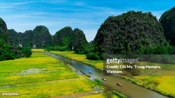 tam coc - bich dong cave - dong tam stock pictures, royalty-free photos & images