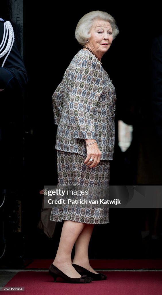 Dutch King and Queen attend palace symposium in Amsterdam