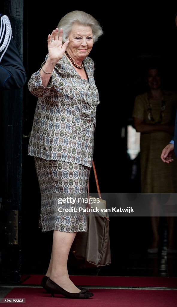 Dutch King and Queen attend palace symposium in Amsterdam