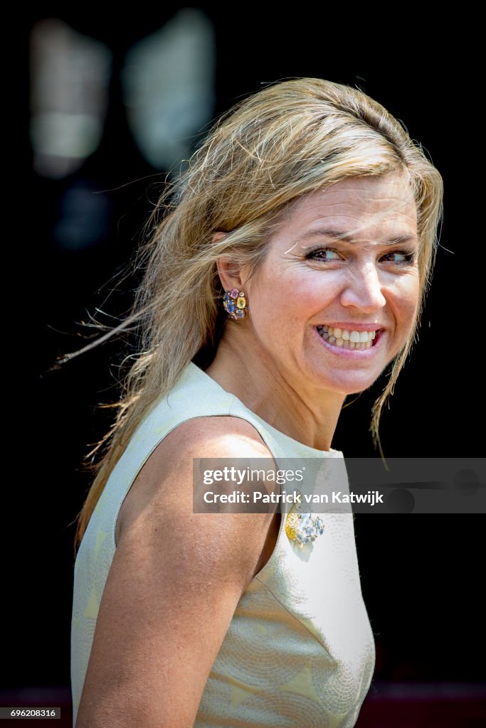 Dutch King and Queen attend palace symposium in Amsterdam