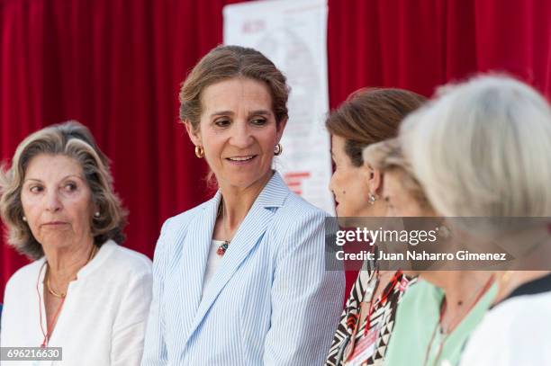 Princess Elena of Spain attends 'Charity Day' on June 15, 2017 in Madrid, Spain.