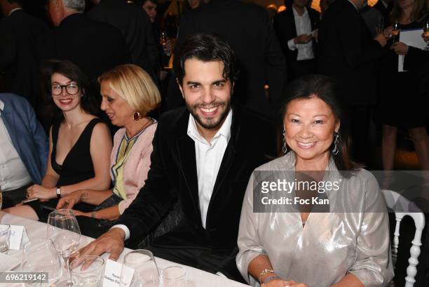 Paris 8th district mayor Jeanne d'Hauteserre, Conductor Domingo Hindoyan and guests attend Amnesty International 'Musique Contre L'Oubli' Gala...