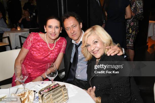 Tania De Bourbon Parme, Jean-Christophe Molinier and Nicoletta attend Amnesty International 'Musique Contre L'Oubli' Gala Ceremony after Dinner at...