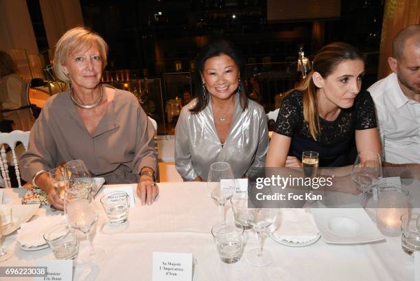 Minister Sophie Cluzel, Jeanne dÕHauteserre and Clotilde Courau attend Amnesty International 'Musique Contre L'Oubli' Gala Ceremony after Dinner at...