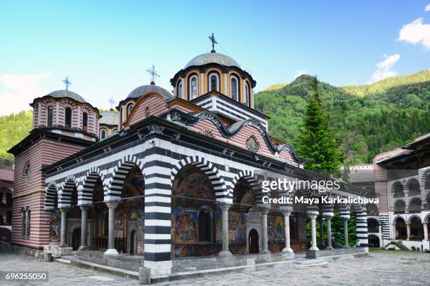 rila monastery, bulgaria - bulgaria photos et images de collection