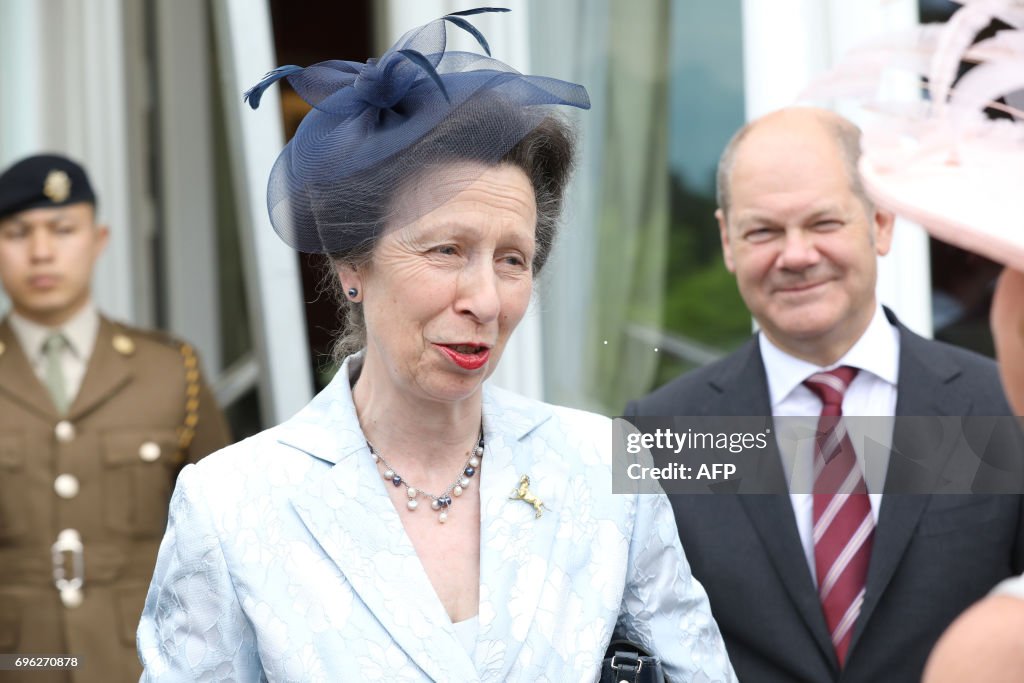 GERMANY-BRITAIN-ROYALS-PRINCESS ANNE
