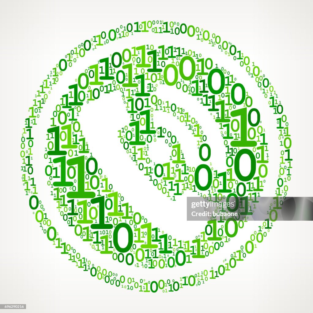 Calling Binary Code Zero One Vector Illustration High-Res Vector ...