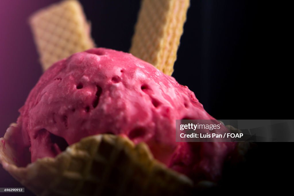 Cherry ice cream