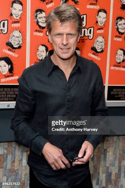 Andrew Castle attends the "Dying Laughing" event at Prince Charles Cinema on June 15, 2017 in London, England.