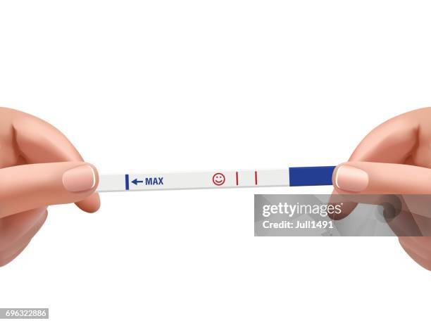 Control Test Positive Positive Pregnancy Test Strip