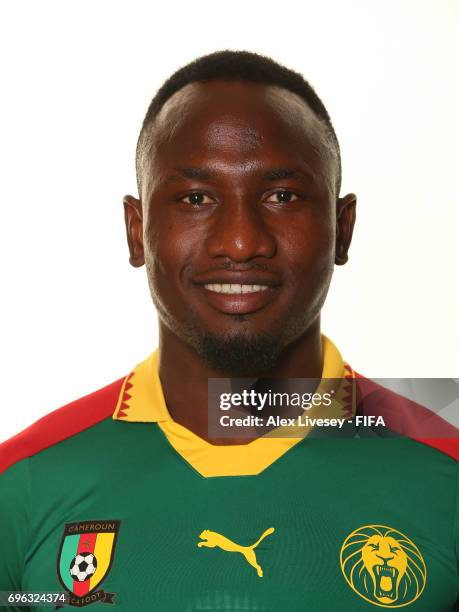 Jacques Zoua of Cameroon during a portrait shoot ahead of the FIFA Confederations Cup Russia 2017 at the Renaissance Monarch Hotel on June 15, 2017...