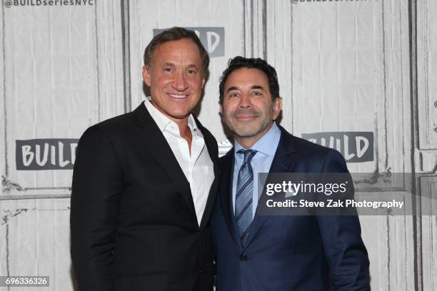 Dr. Terry Dubrow and Dr. Paul Nassif attend Build Series to discuss "Botched" at Build Studio on June 15, 2017 in New York City.