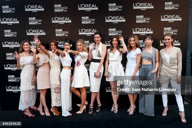 Marta Nieto, Andrea Duro, Elena Furiase, Nerea Barros, Patricia Montero, Dafne Fernandez, Barbara Goenada, Toni Acosta, Anna Castillo and Manuela...