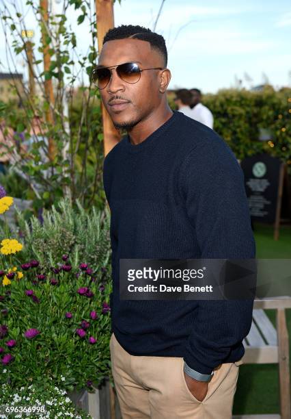 Ashley Walters attends Microsoft's Surface Garden Sessions at The Gardening Society on June 15, 2017 in London, England.