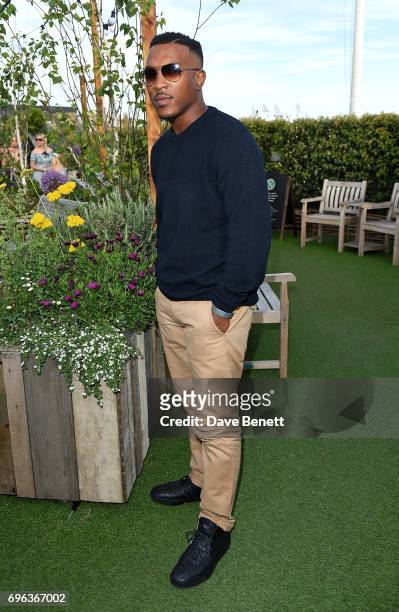 Ashley Walters attends Microsoft's Surface Garden Sessions at The Gardening Society on June 15, 2017 in London, England.